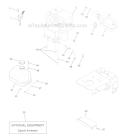 Page E Diagram and Parts List for WE12538F  Weed Eater Lawn Tractor